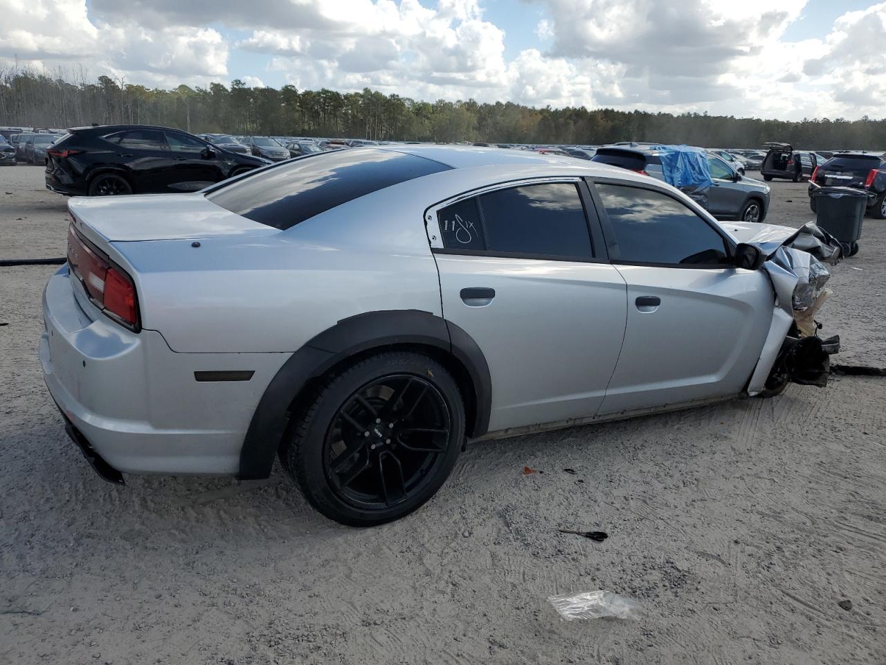 2013 Dodge Charger VIN 2C3CDXAT3DH677116 Copart auction photo, front end damage thumbnail 3