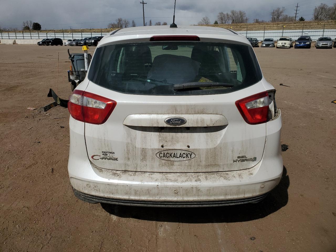2013 Ford C-MAX VIN 1FADP5BU4DL552346 Copart auction photo, side / rear end damage thumbnail 6