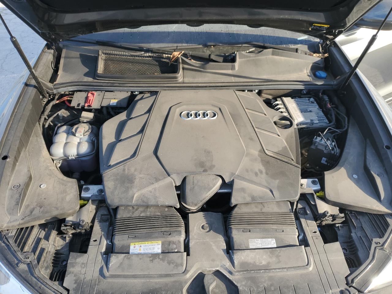 2021 Audi Q8 VIN WA1EVAF11MD021736 Copart auction photo, side damage thumbnail 12