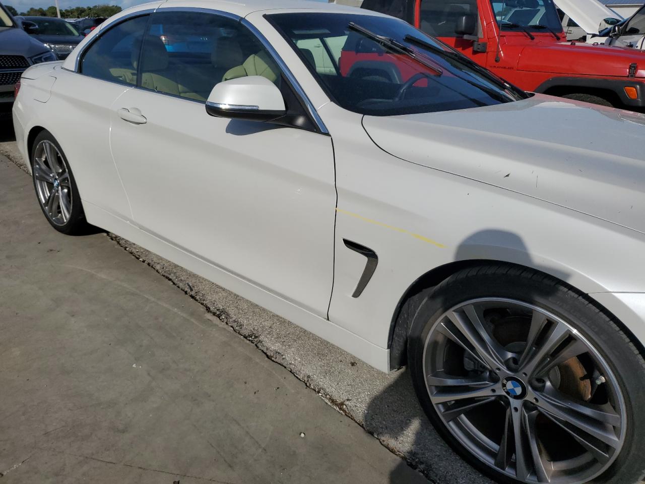 2017 BMW 4er VIN WBA4U7C32H5J55021 Copart auction photo, water/flood damage thumbnail 12