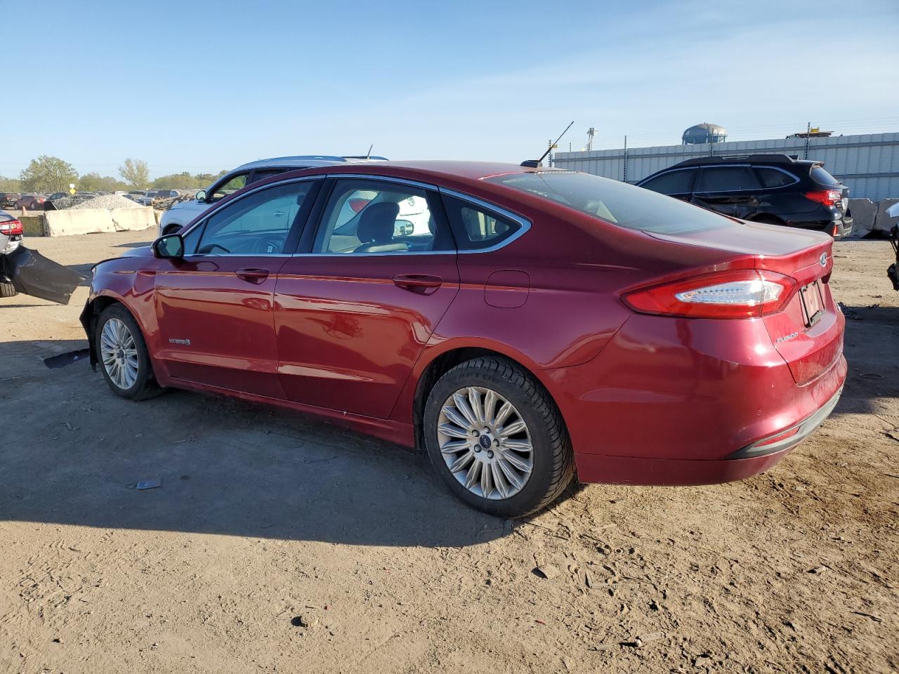 2014 Ford Fusion VIN 3FA6P0LU8ER306087 Copart auction photo, front end / minor dent/scratches damage thumbnail 2