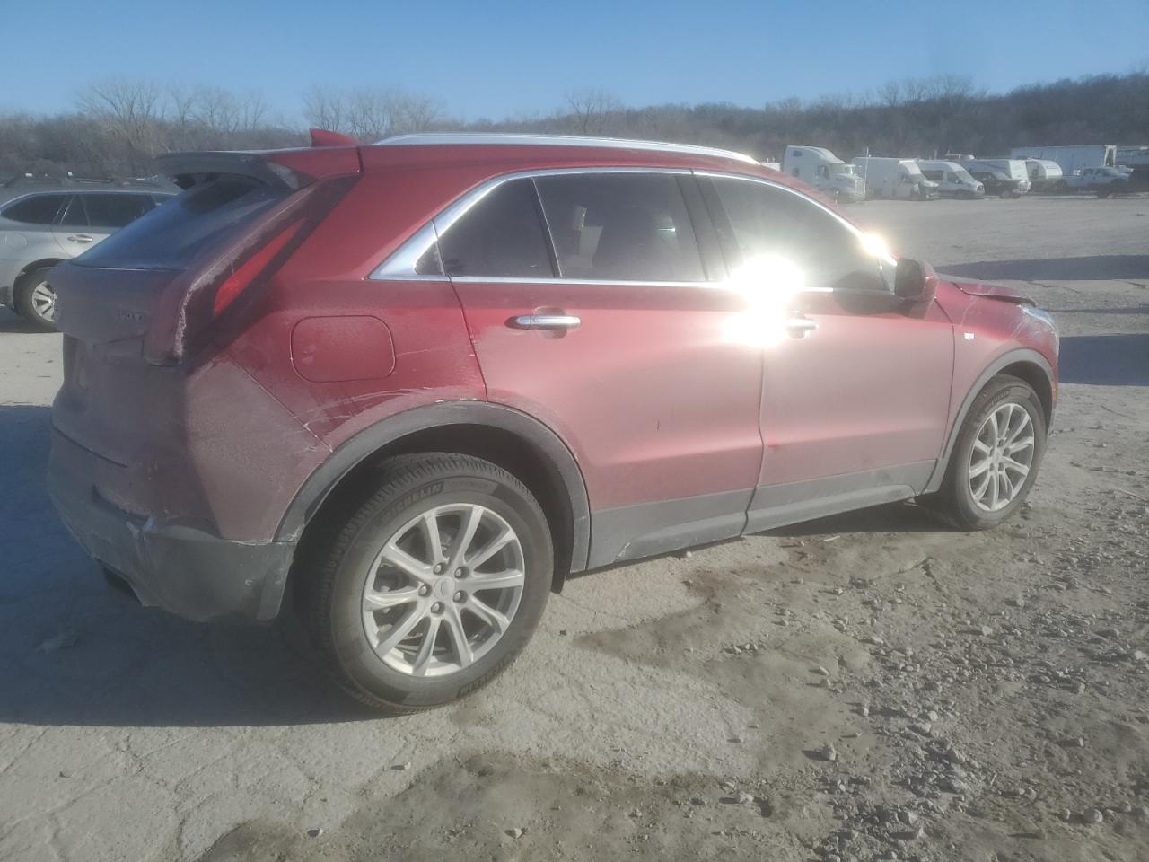 2021 Cadillac XT4 VIN 1GYFZBR46MF038668 Copart auction photo, biohazard/chemical / front end damage thumbnail 3