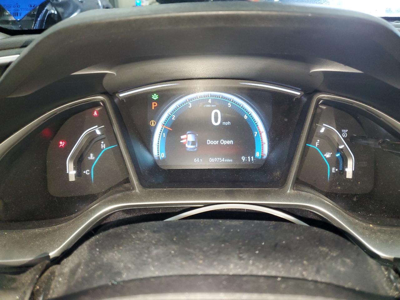2016 Honda Civic VIN 19XFC2F75GE089986 Copart auction photo, side damage thumbnail 9