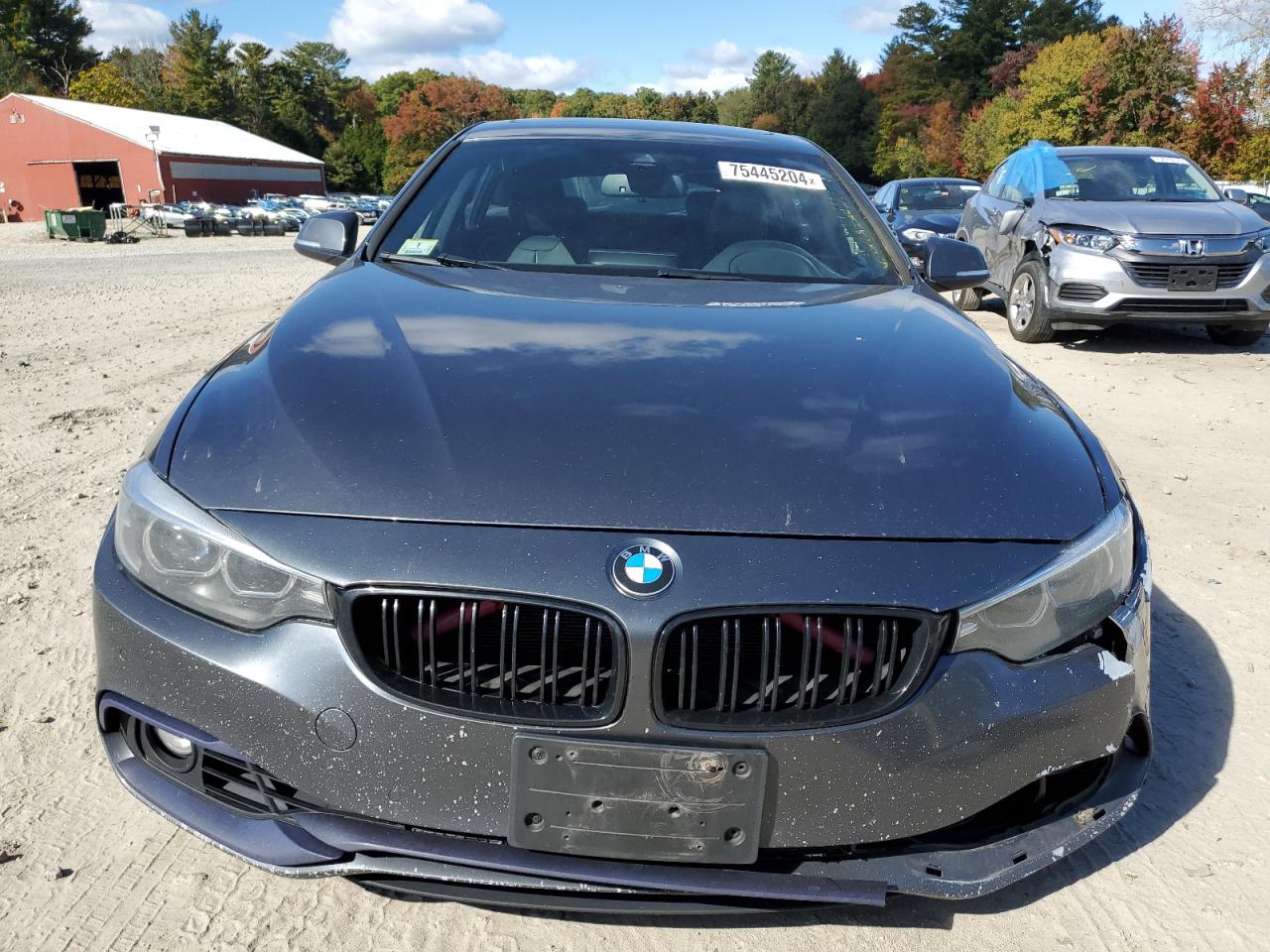 2018 BMW 4er VIN WBA4J7C52JBH14085 Copart auction photo, front end damage thumbnail 5