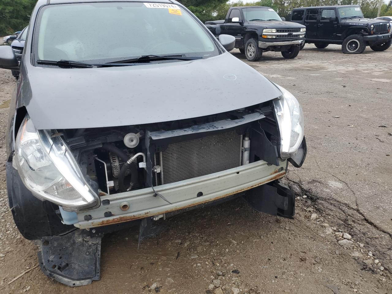 2017 Nissan Versa VIN 3N1CN7AP5HL845818 Copart auction photo, front end / rear end damage thumbnail 5