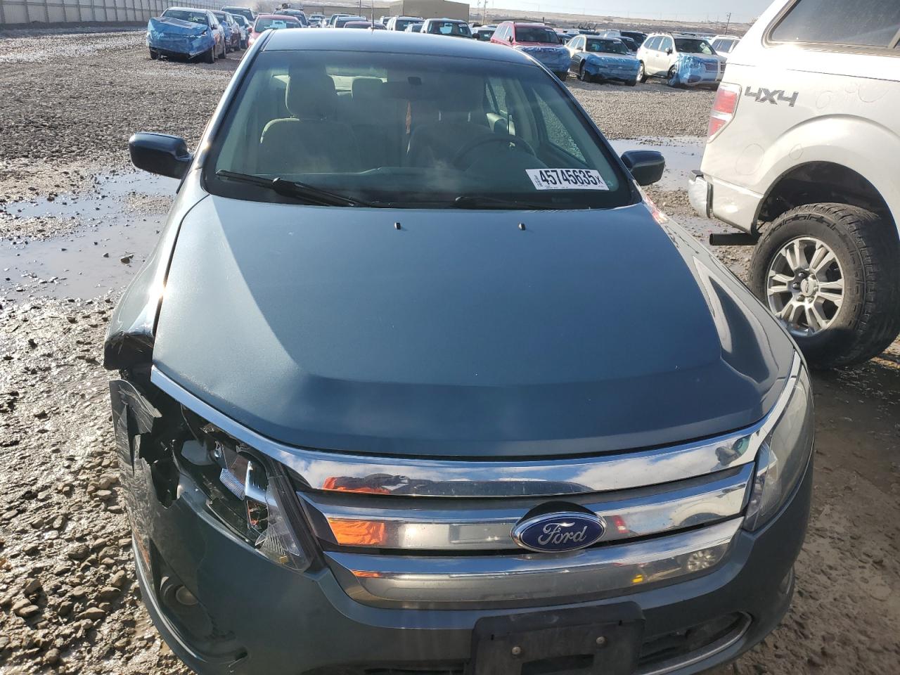 2011 Ford Fusion VIN 3FAHP0HA7BR281105 Copart auction photo, front end / side damage thumbnail 5