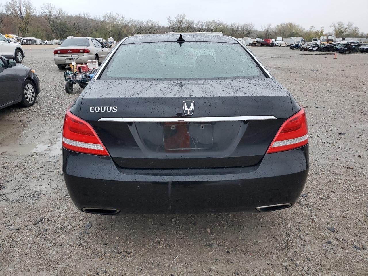 2015 Hyundai Equus VIN KMHGH4JH7FU094068 Copart auction photo, front end / side damage thumbnail 6