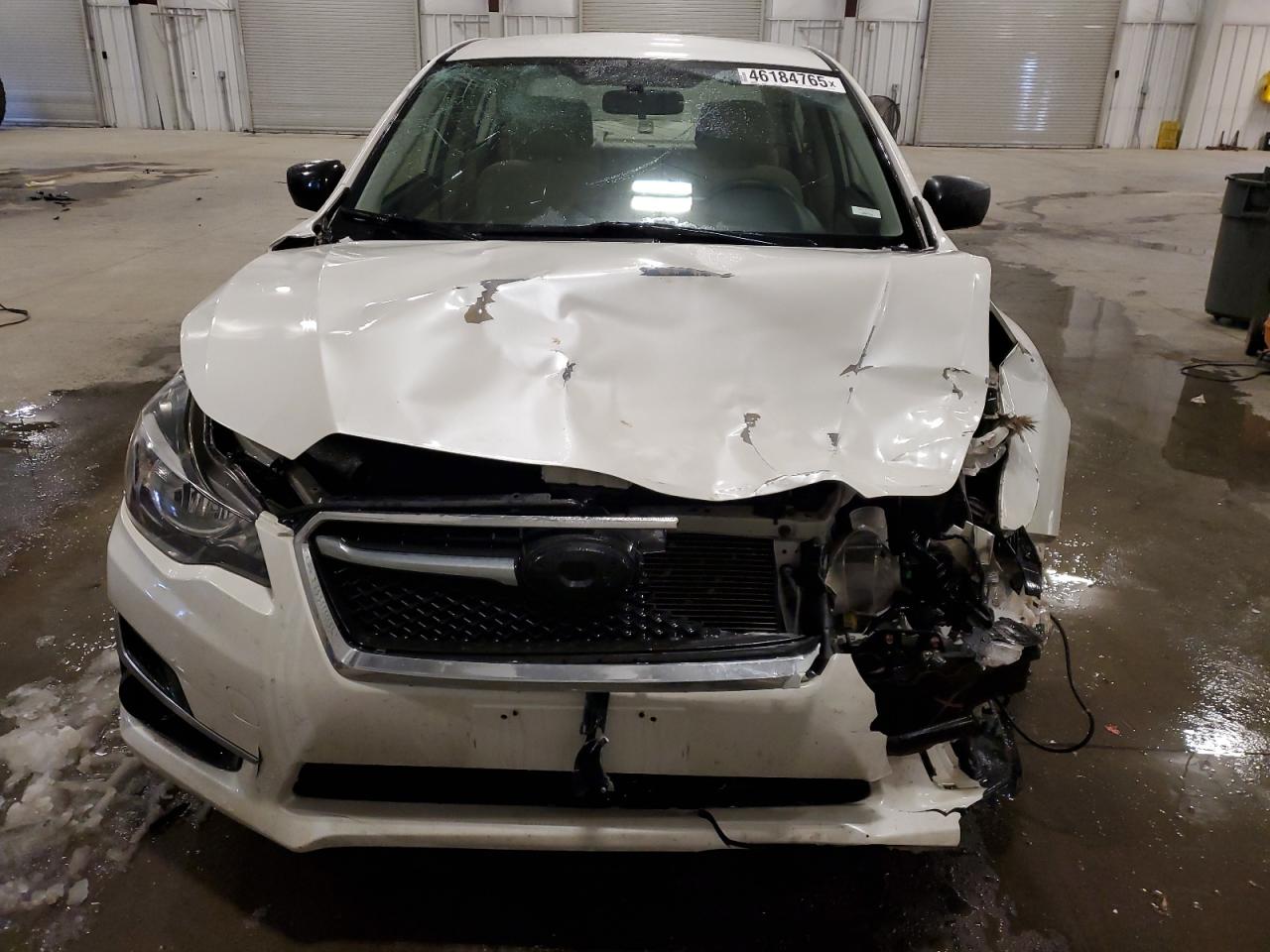 2016 Subaru Impreza VIN JF1GJAA68GG012537 Copart auction photo, front end damage thumbnail 5