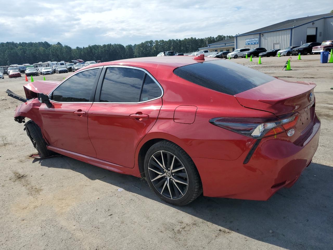 2021 Toyota Camry VIN 4T1G11AK9MU444439 Copart auction photo, frame damage / front end damage thumbnail 2