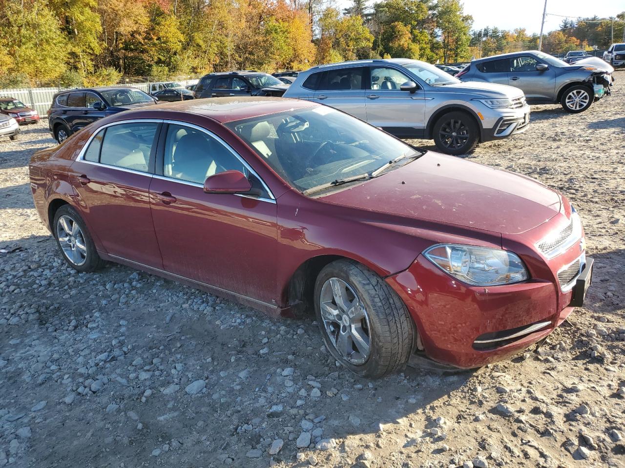 2010 Chevrolet Malibu VIN 1G1ZD5EB0AF130855 Copart auction photo, side damage thumbnail 4