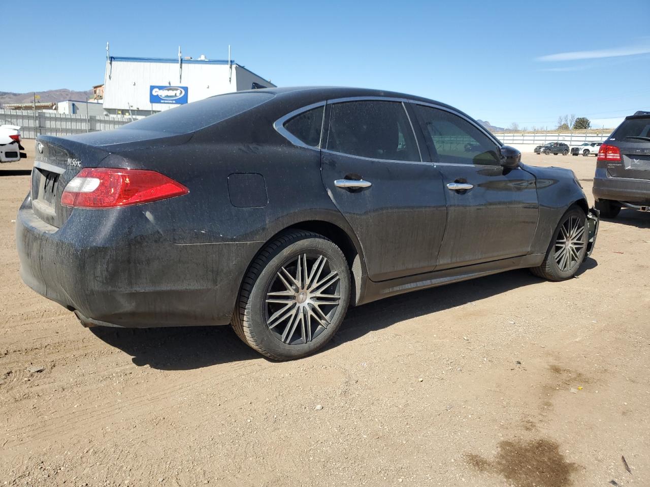 2012 Infiniti M VIN JN1AY1AR2CM580254 Copart auction photo, front end damage thumbnail 3