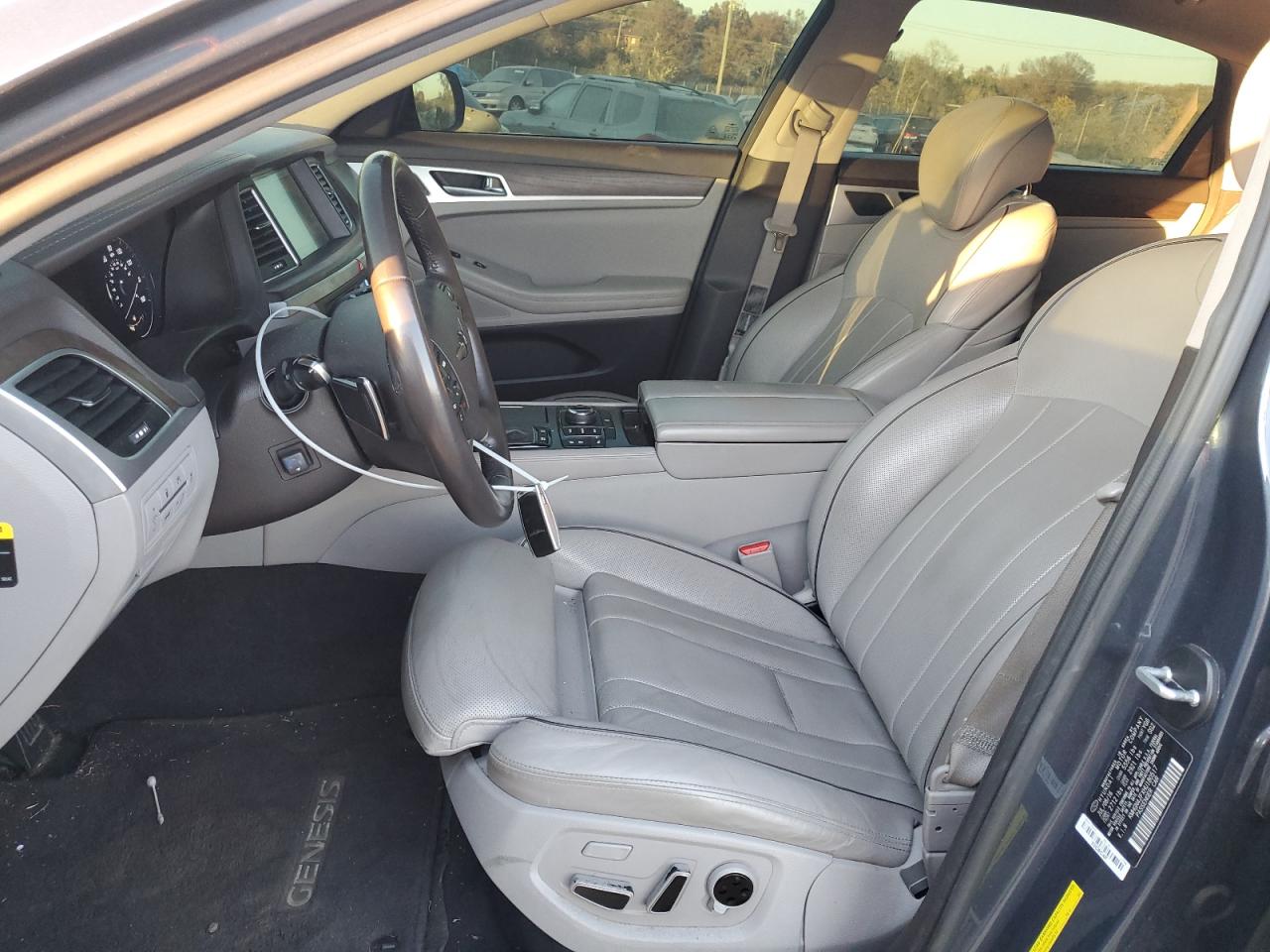 2017 Genesis G80 VIN KMHGN4JFXHU180517 Copart auction photo, front end damage thumbnail 7