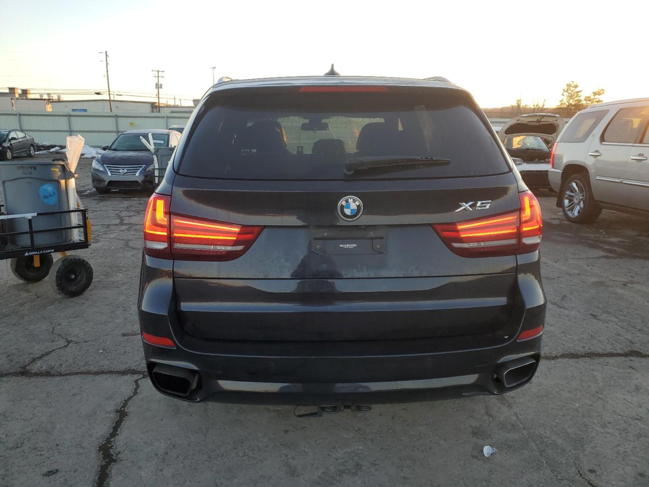 2018 BMW X5 VIN 5UXKT0C51J0W03627 Copart auction photo, front end damage thumbnail 6