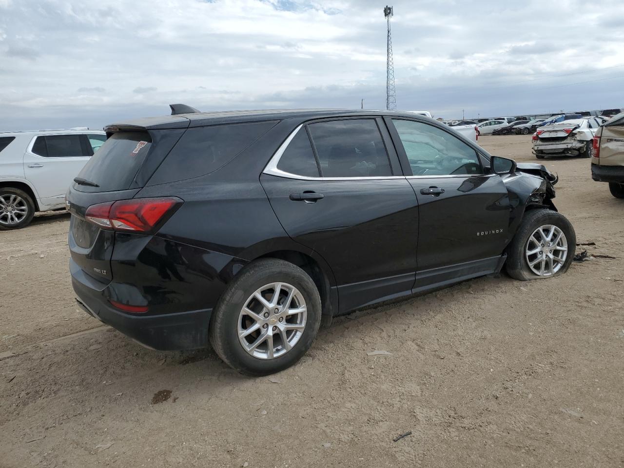 2022 Chevrolet Equinox VIN 3GNAXUEV9NL193858 Copart auction photo, front end damage thumbnail 3