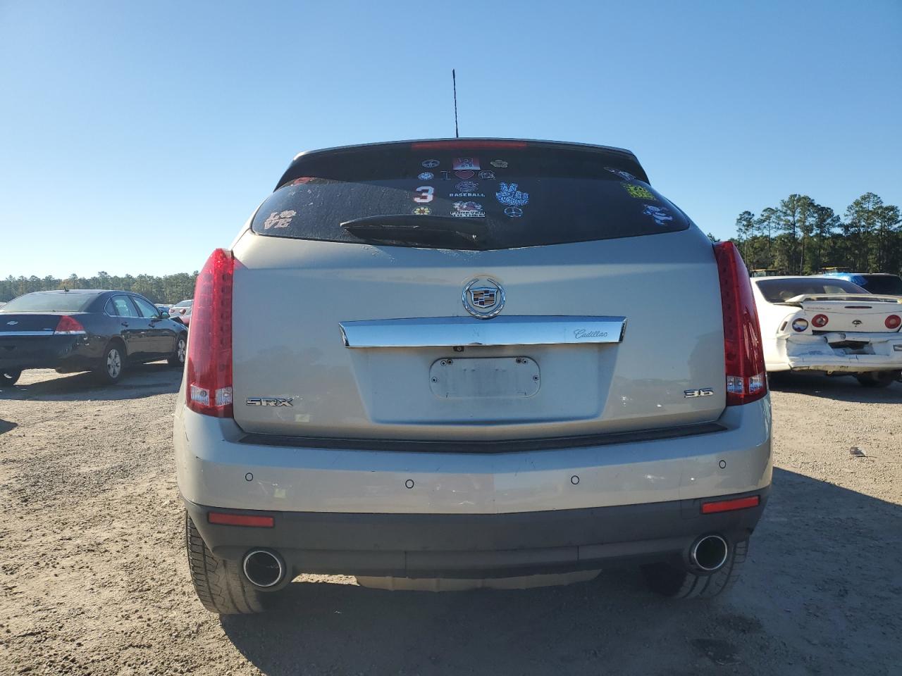 2016 Cadillac SRX VIN 3GYFNBE35GS556487 Copart auction photo, all over damage thumbnail 6