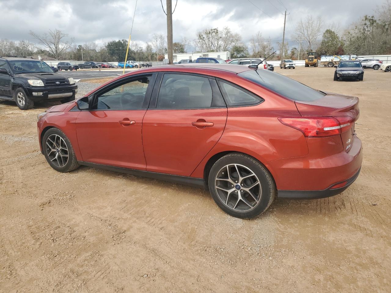 2018 Ford Focus VIN 1FADP3F27JL245584 Copart auction photo, rear end damage thumbnail 2