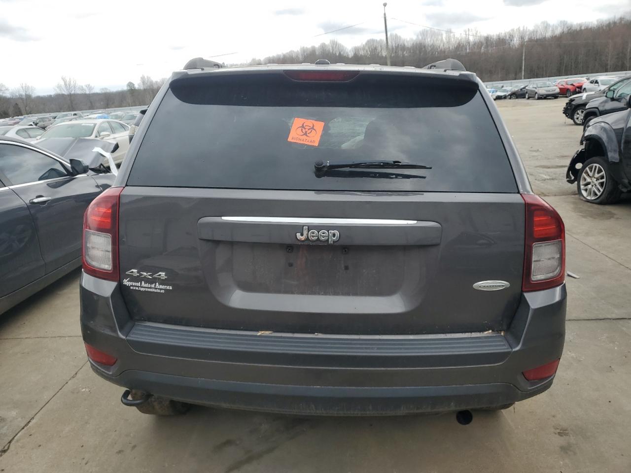 2015 Jeep Compass VIN 1C4NJDEB5FD135934 Copart auction photo, biohazard/chemical / all over damage thumbnail 6
