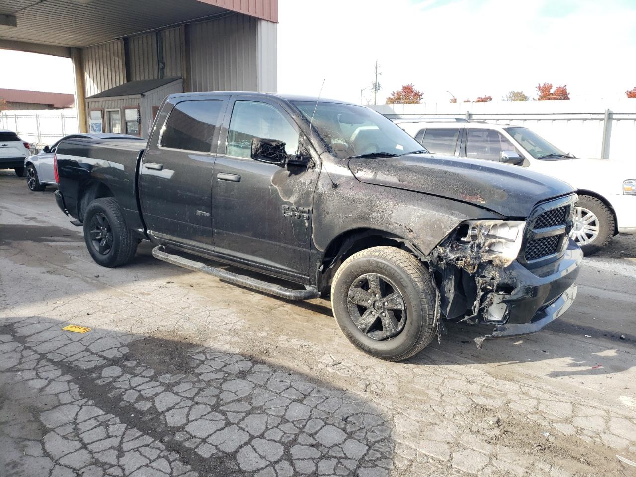 2016 RAM 1500 VIN 1C6RR7KG4GS322128 Copart auction photo, burn damage thumbnail 4