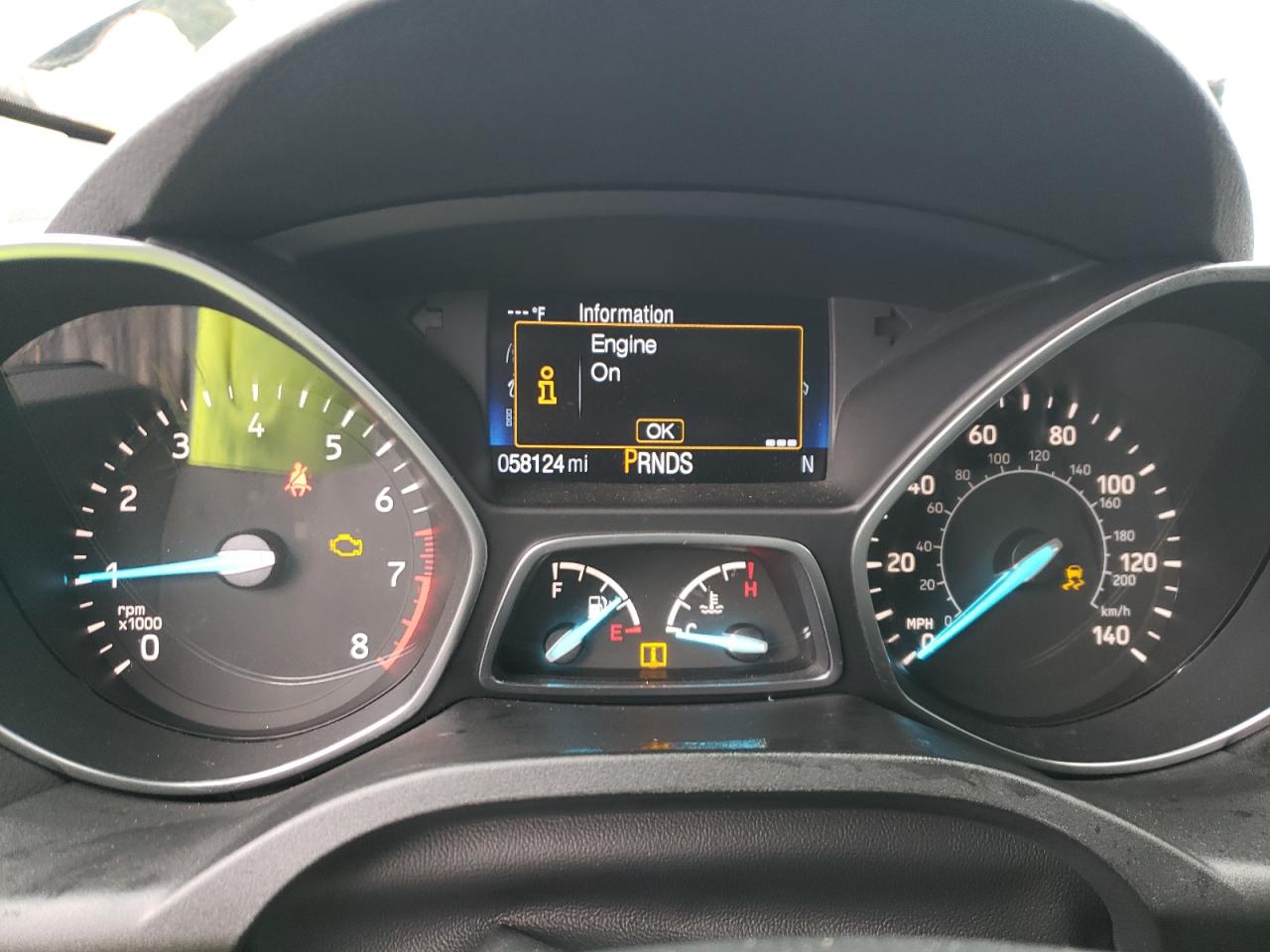 2017 Ford Escape VIN 1FMCU9J96HUE48567 Copart auction photo, front end / side damage thumbnail 9