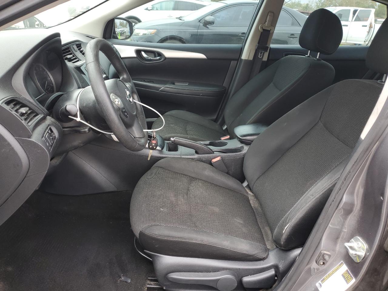2019 Nissan Sentra VIN 3N1AB7AP0KY313273 Copart auction photo, front end / side damage thumbnail 7