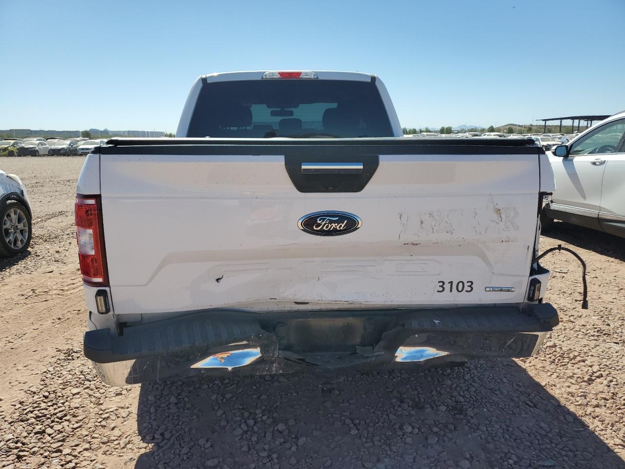 2019 Ford F-150 VIN 1FTEX1C4XKKE38490 Copart auction photo, rear end / front end damage thumbnail 6