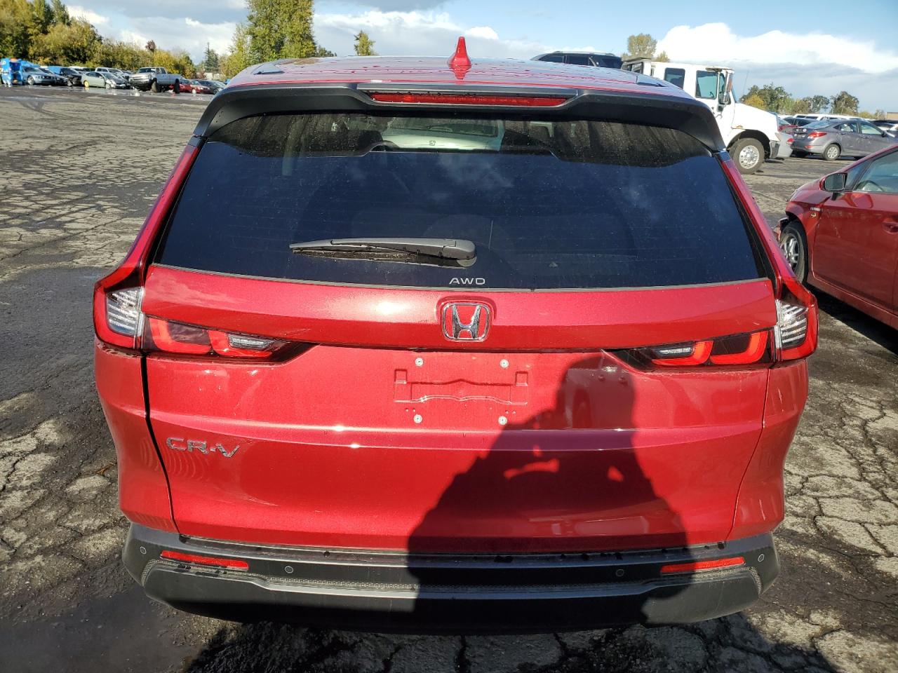 2024 Honda CR-V VIN 2HKRS4H7XRH464939 Copart auction photo, undercarriage / side damage thumbnail 6