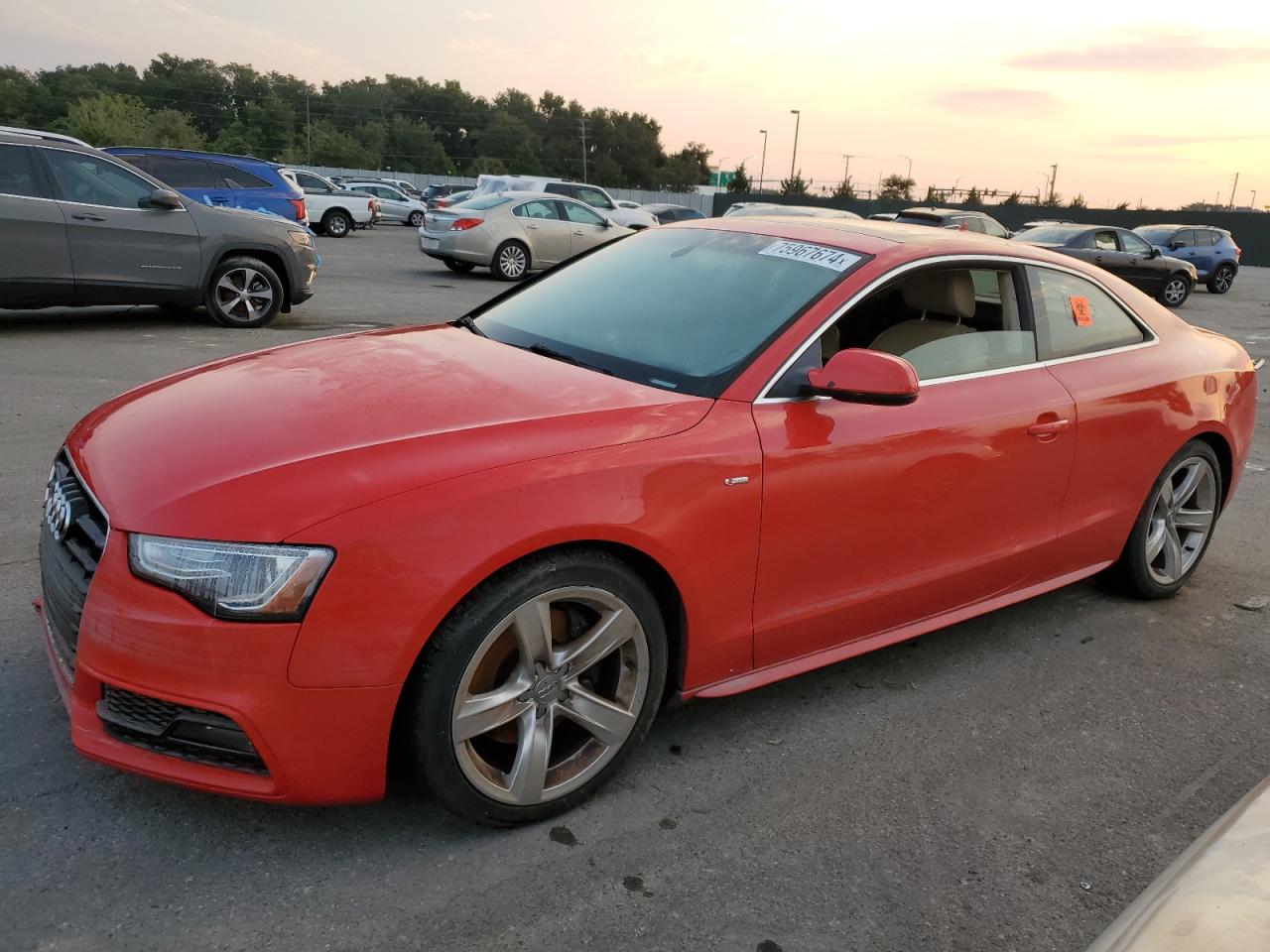 2016 Audi A5 VIN WAUD2AFR8GA009294