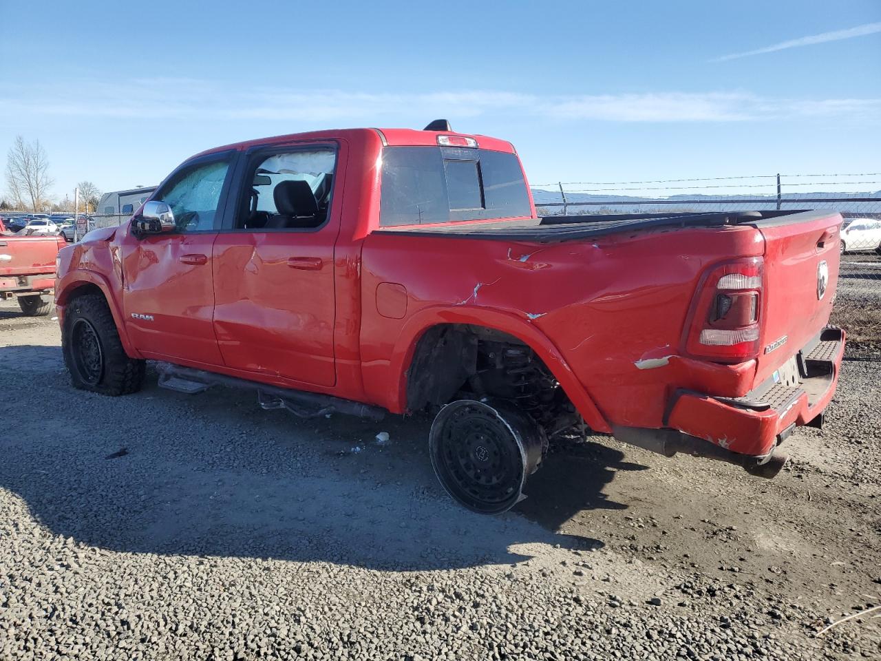 2019 RAM 1500 VIN 1C6SRFJT9KN686465 Copart auction photo, side / rear end damage thumbnail 2