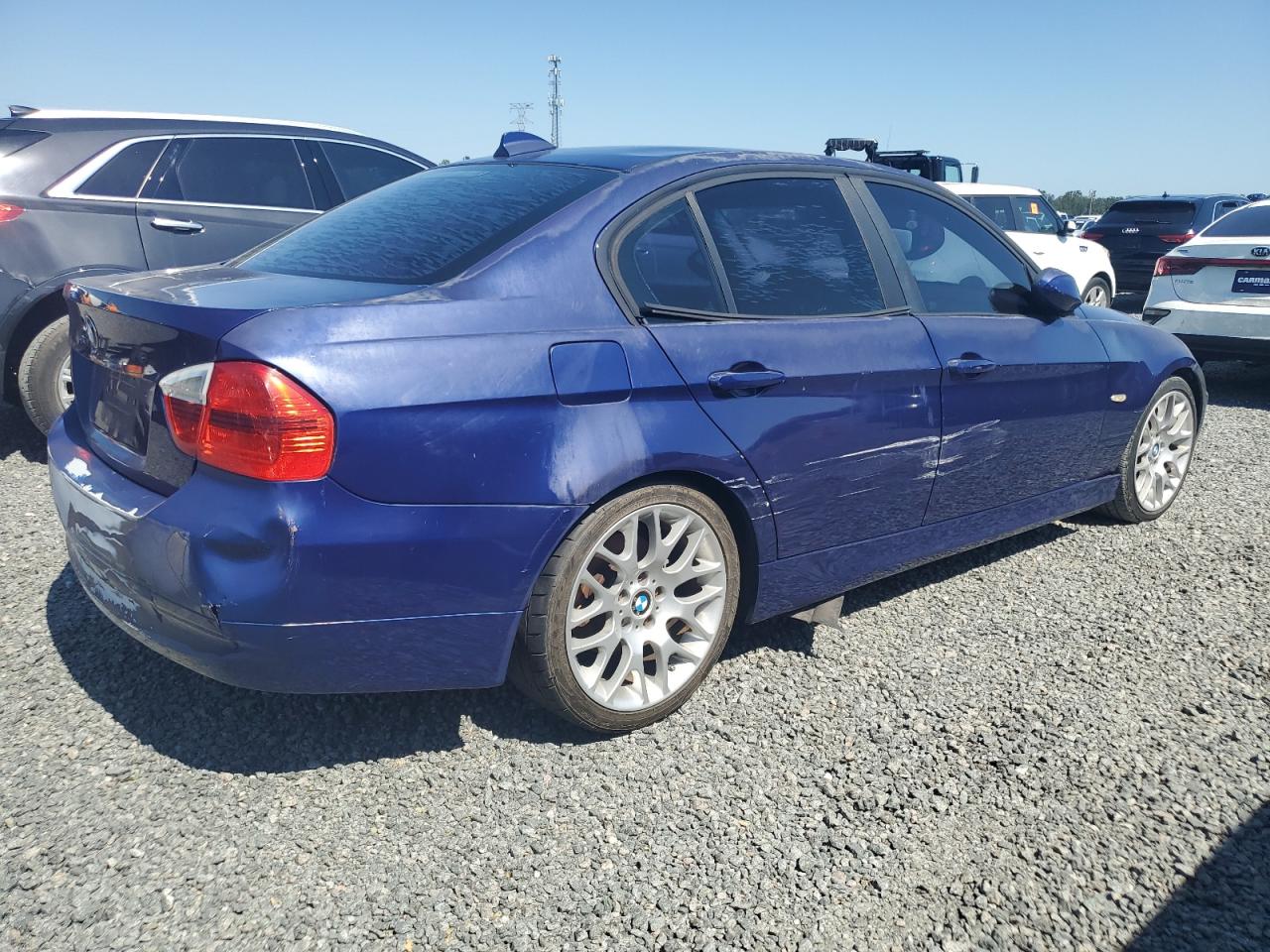 2006 BMW 3er VIN WBAVB135X6PT00154 Copart auction photo, water/flood damage thumbnail 3