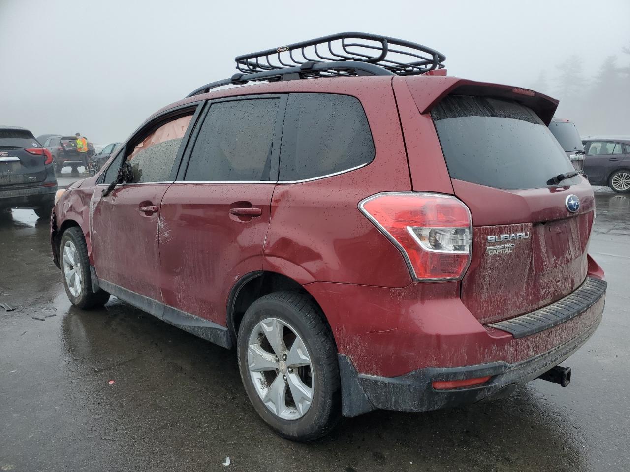 2016 Subaru Forester VIN JF2SJAHC3GH419788 Copart auction photo, side / front end damage thumbnail 2