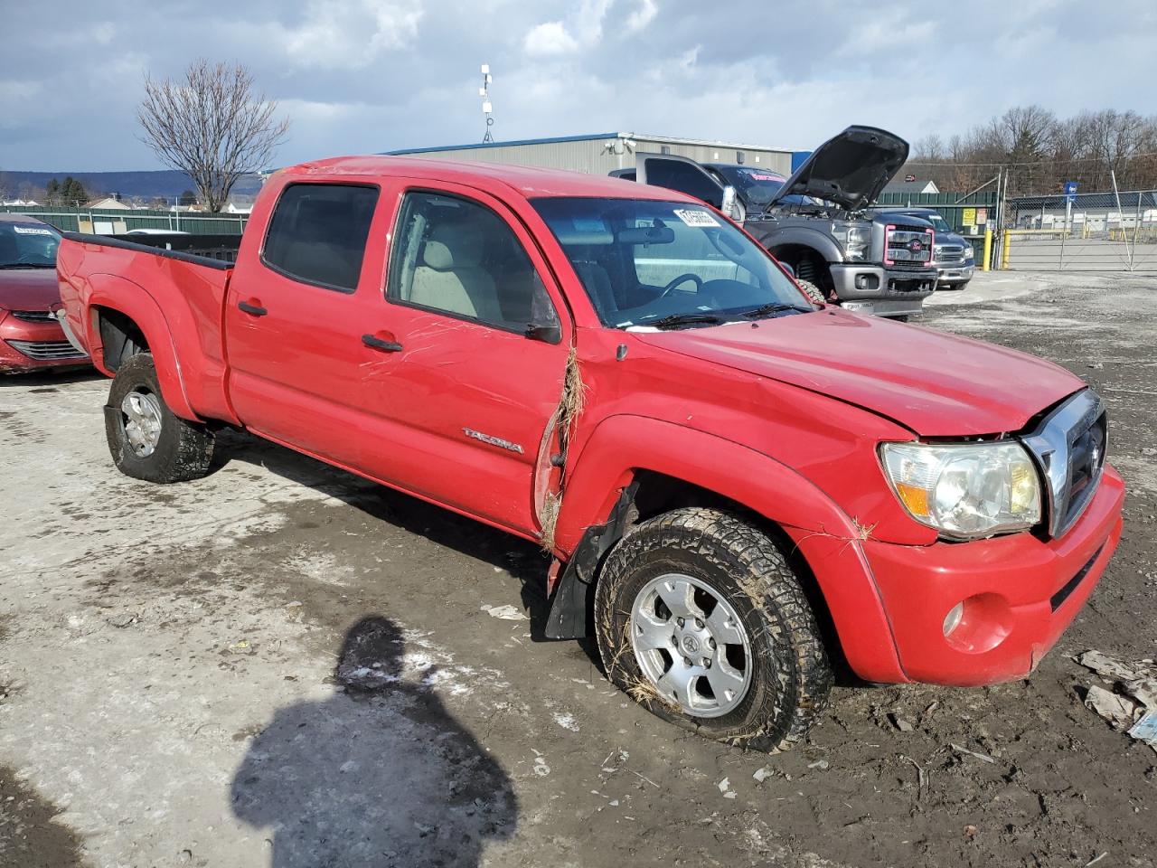 2005 Toyota Tacoma VIN 5TEMU52N85Z016465 Copart auction photo, all over damage thumbnail 4