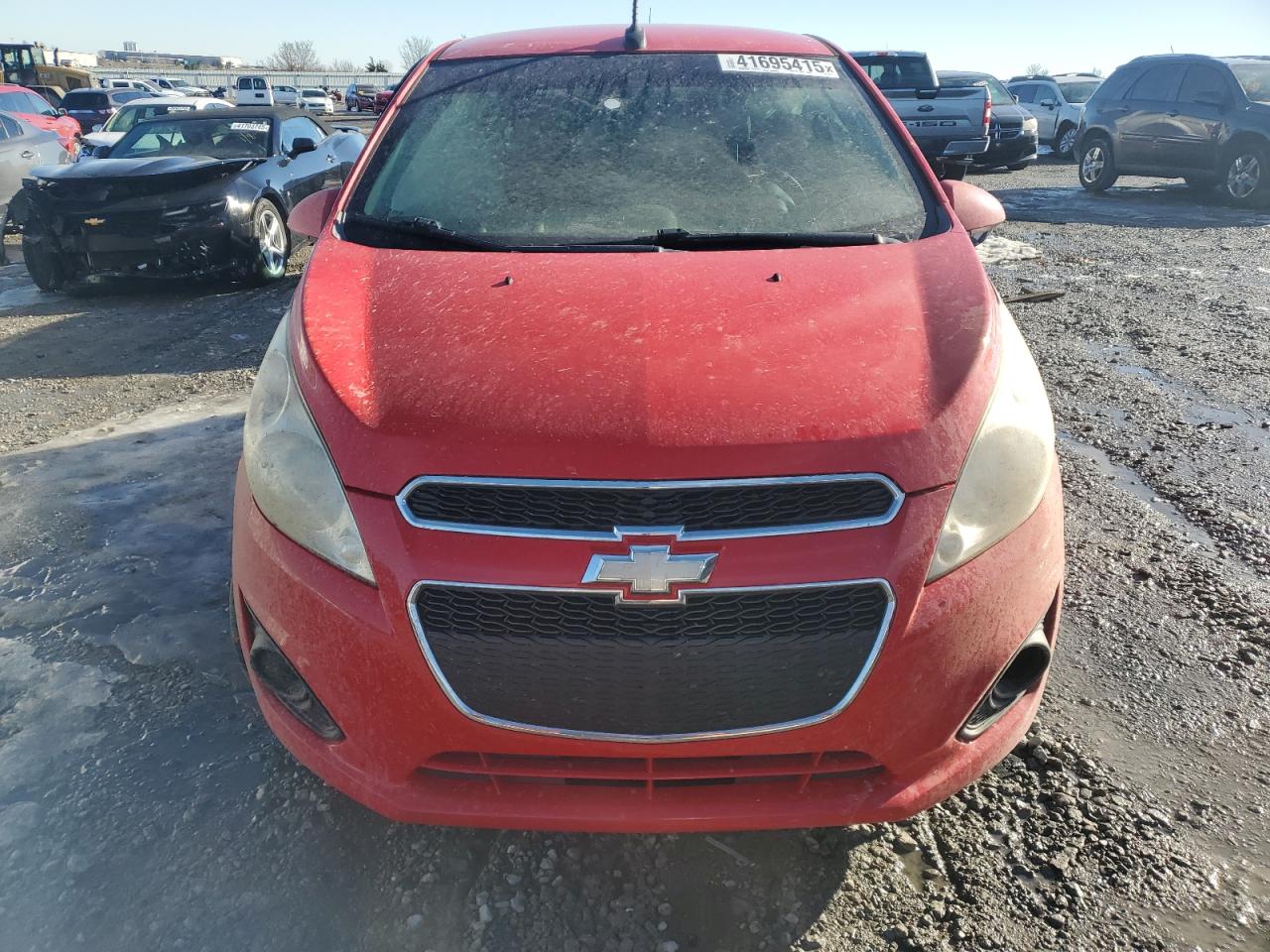 2014 Chevrolet Spark VIN KL8CA6S98EC481929 Copart auction photo, side damage thumbnail 5