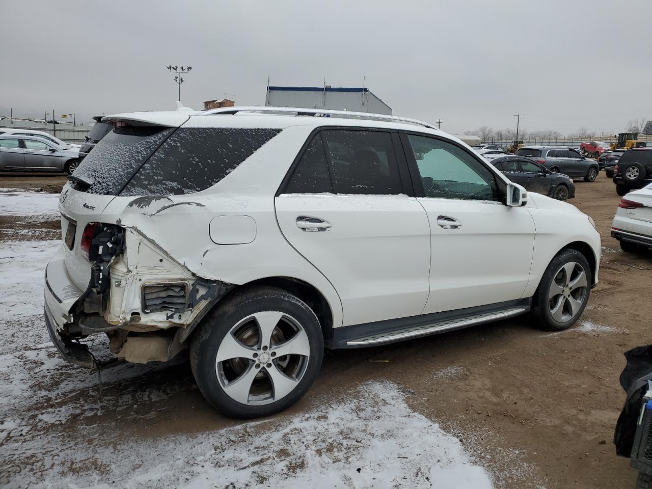 2017 Mercedes-Benz GLE VIN 4JGDA5HBXHA849491 Copart auction photo, rear end damage thumbnail 3