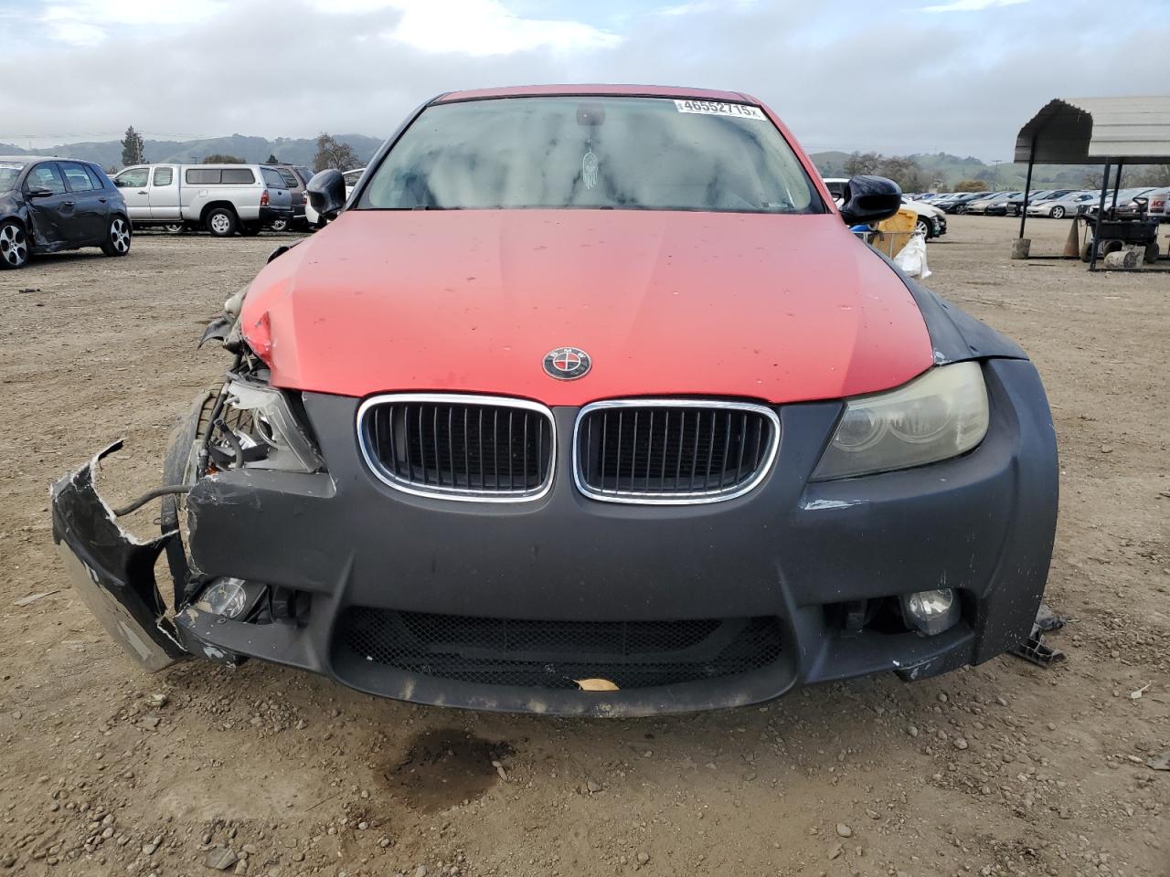 2009 BMW 3er VIN WBAPH57529NM32513 Copart auction photo, front end / undercarriage damage thumbnail 5