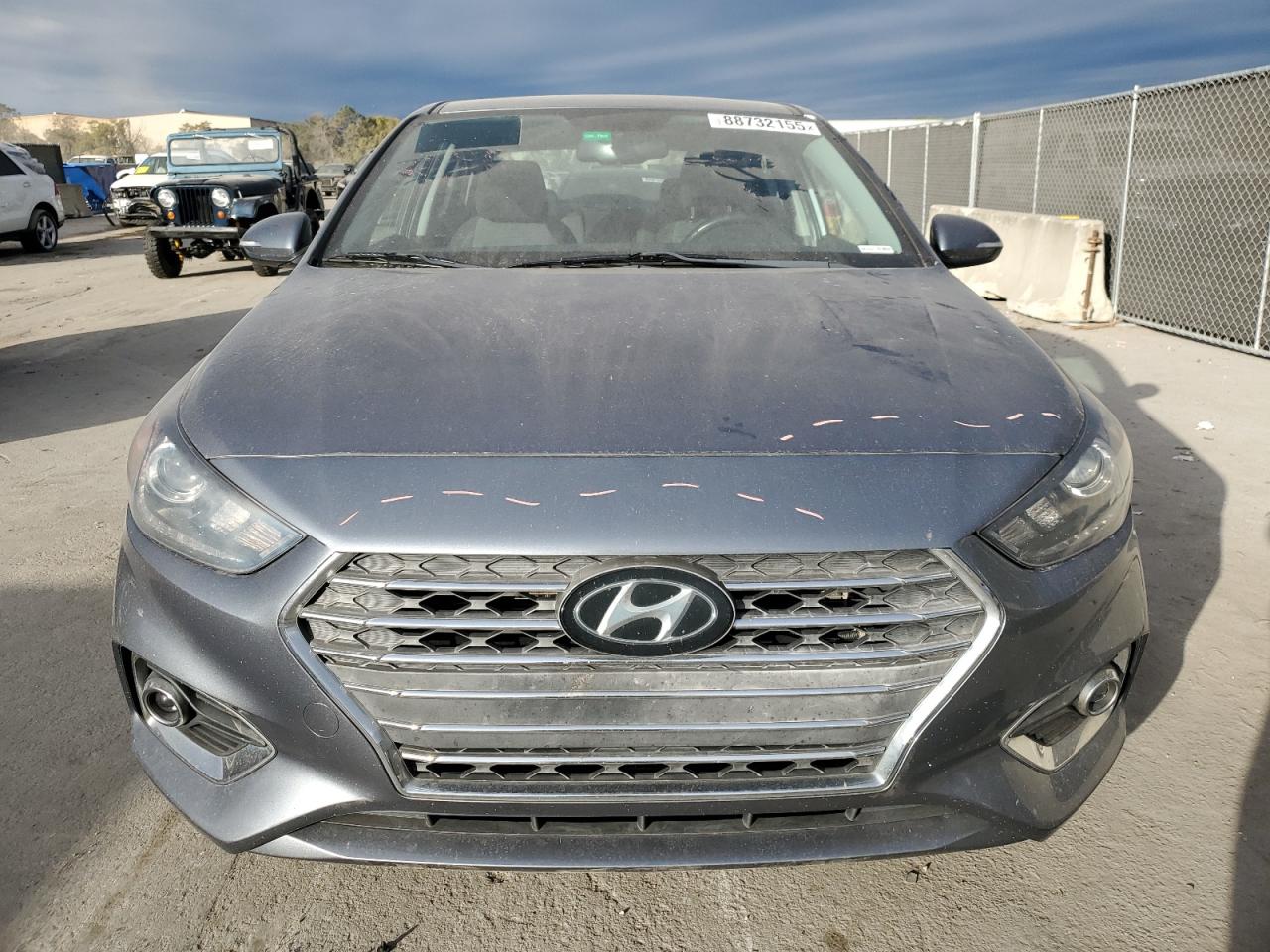 2019 Hyundai Accent VIN 3KPC34A36KE049010 Copart auction photo, rear end damage thumbnail 5