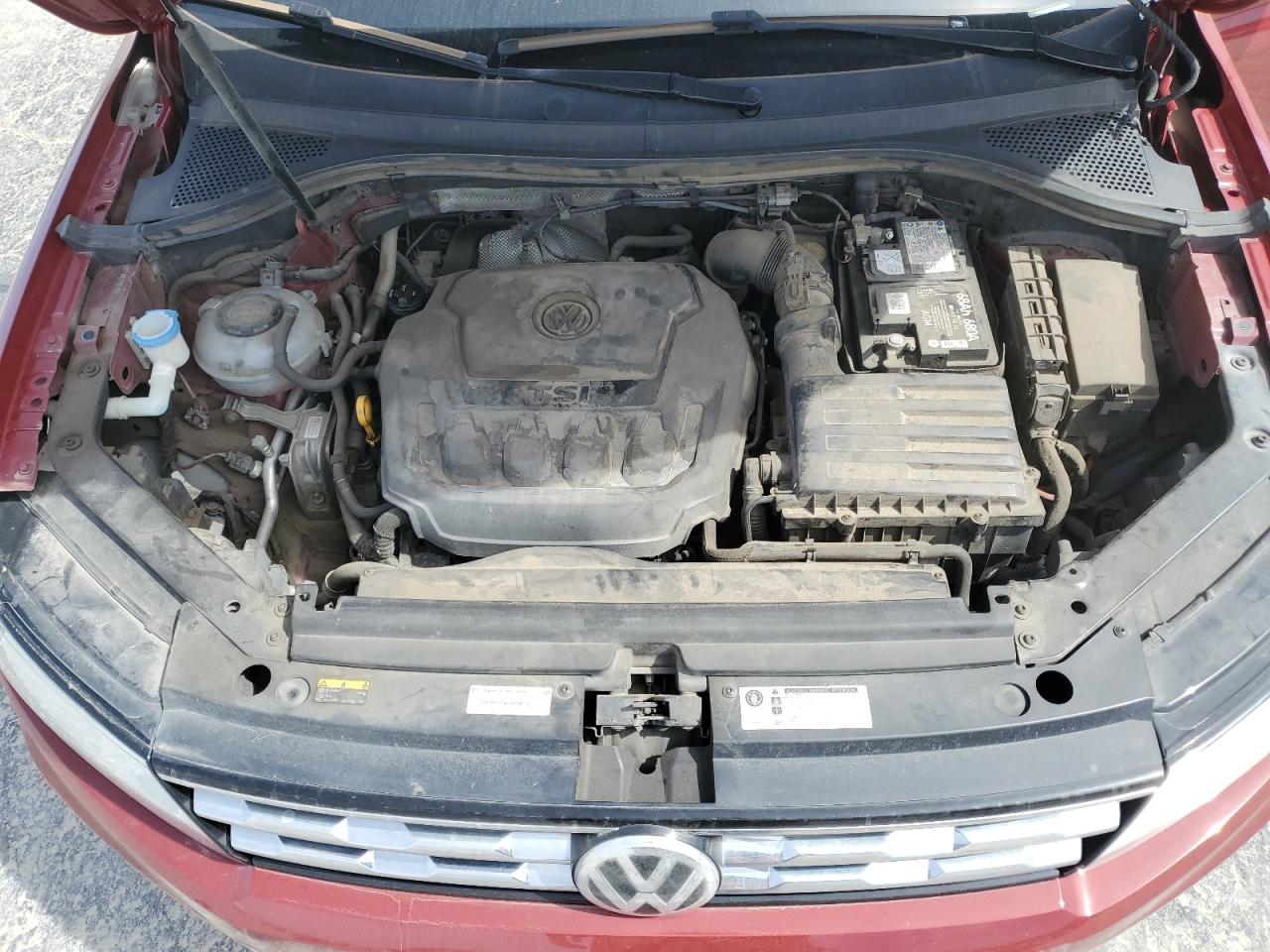 2018 Volkswagen Tiguan VIN 3VV3B7AX7JM078285 Copart auction photo, front end / undercarriage damage thumbnail 12