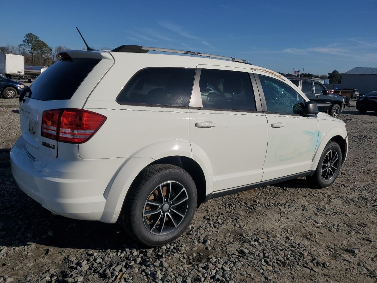 2017 Dodge Journey VIN 3C4PDCAB4HT707332 Copart auction photo, front end / top/roof damage thumbnail 3