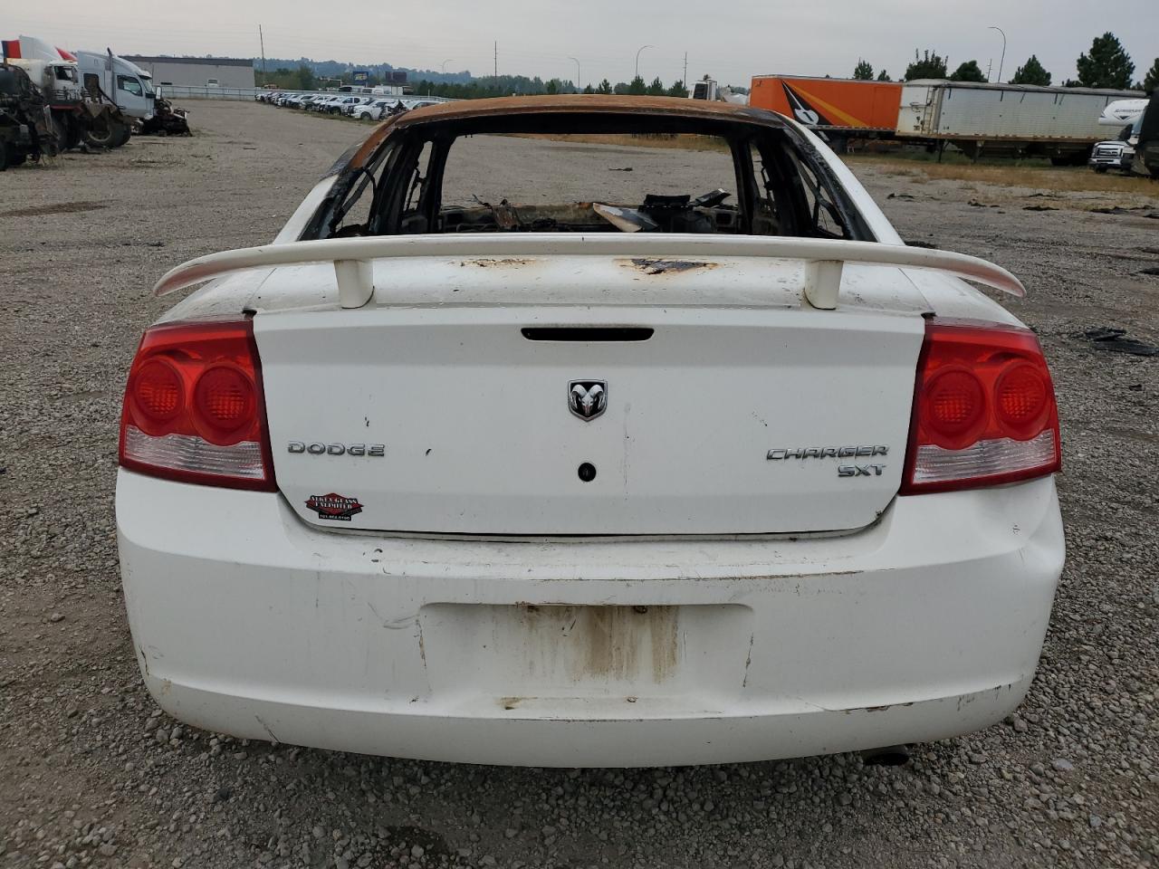 2010 Dodge Charger VIN 2B3CA3CV6AH198195 Copart auction photo, burn damage thumbnail 6