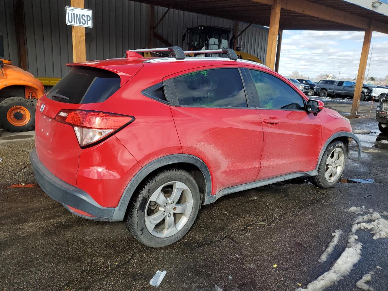 2017 Honda HR-V VIN 3CZRU5H51HM717602 Copart auction photo, side / front end damage thumbnail 3