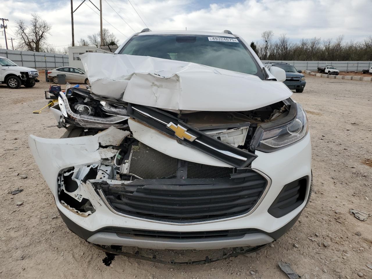 2020 Chevrolet Trax VIN 3GNCJLSBXLL282351 Copart auction photo, front end / mechanical damage thumbnail 5