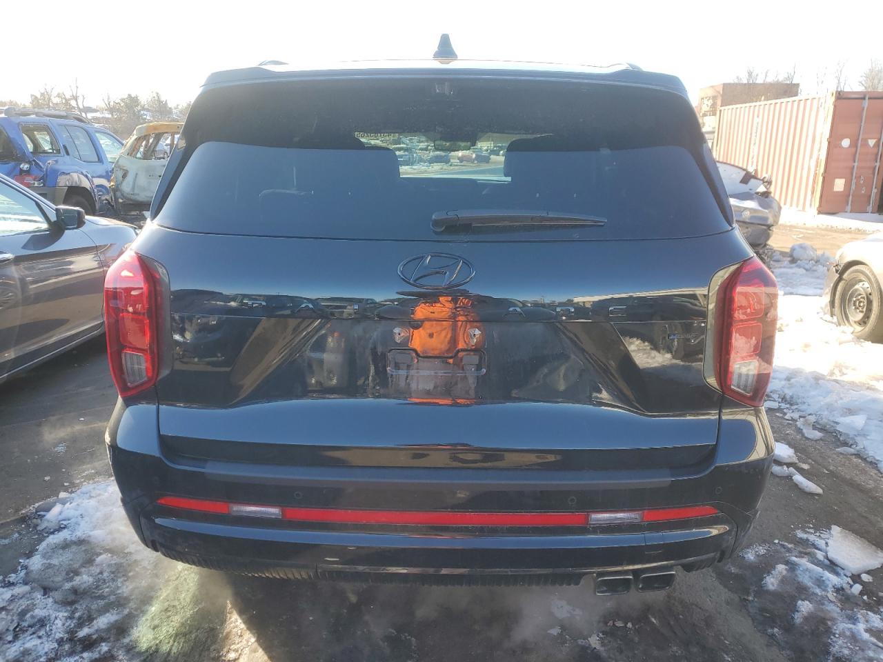2024 Hyundai Palisade VIN KM8R7DGE9RU736125 Copart auction photo, front end damage thumbnail 6