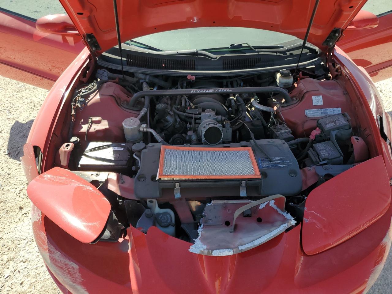2000 Pontiac Firebird VIN 2G2FV22G3Y2174287 Copart auction photo, front end damage thumbnail 11