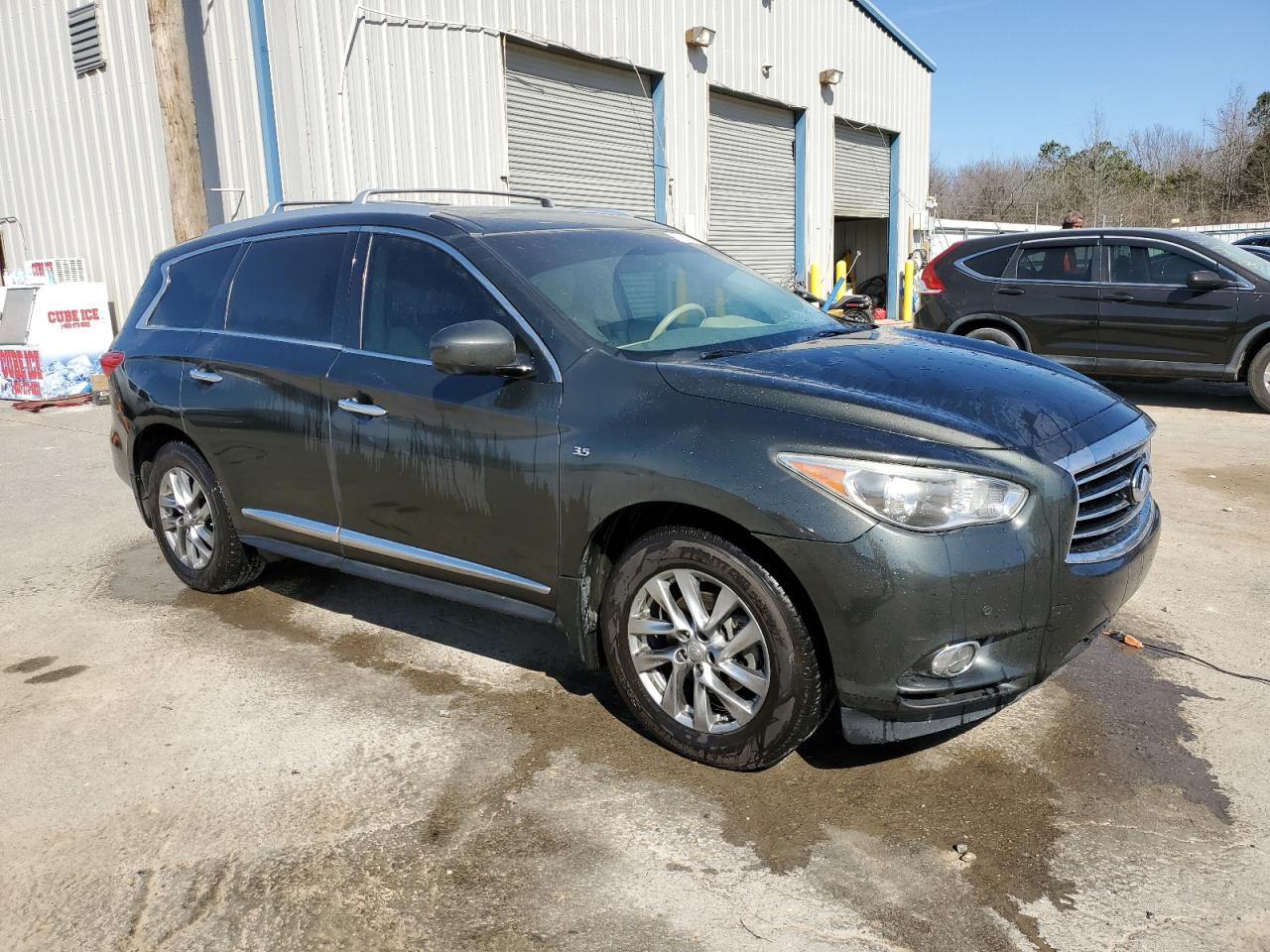 2014 Infiniti QX60 VIN 5N1AL0MN6EC515474 Copart auction photo, side damage thumbnail 4