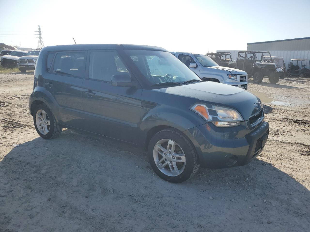 2011 KIA Soul VIN KNDJT2A23B7255792 Copart auction photo, rear end damage thumbnail 4