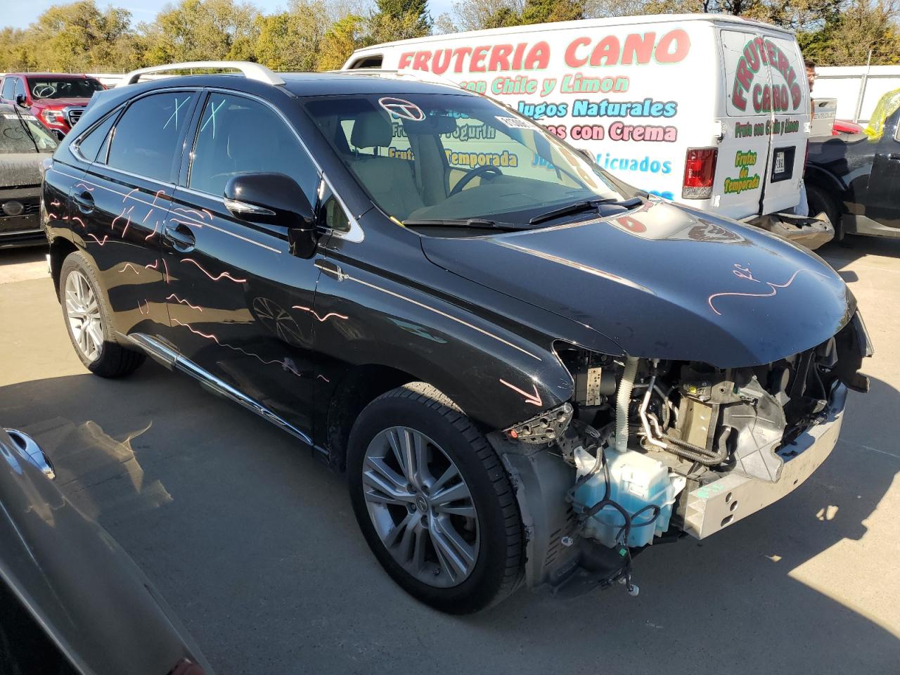 2015 Lexus RX VIN 2T2ZK1BA1FC181035 Copart auction photo, all over damage thumbnail 4