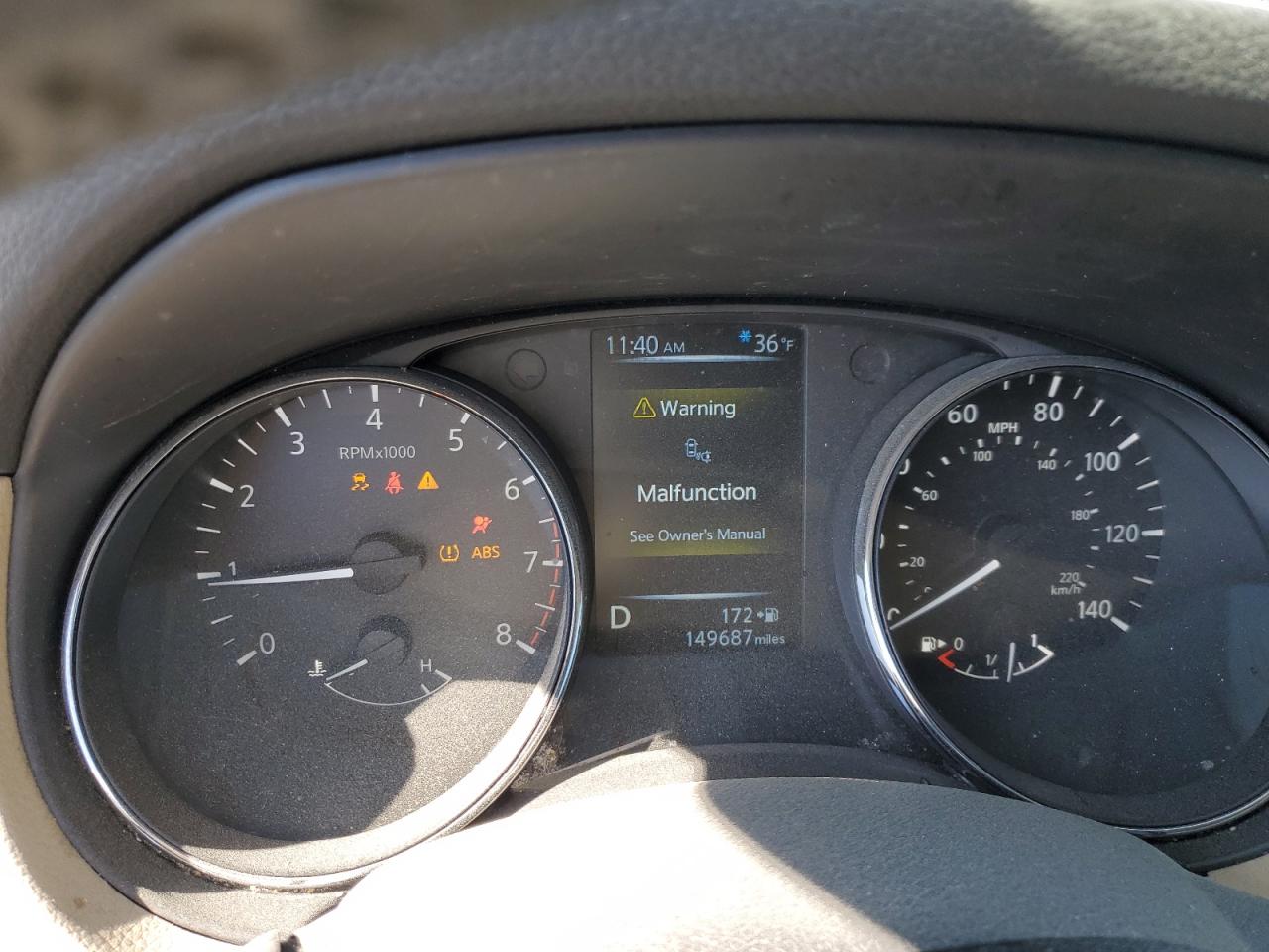 2017 Nissan Rogue VIN 5N1AT2MTXHC737403 Copart auction photo, front end damage thumbnail 9