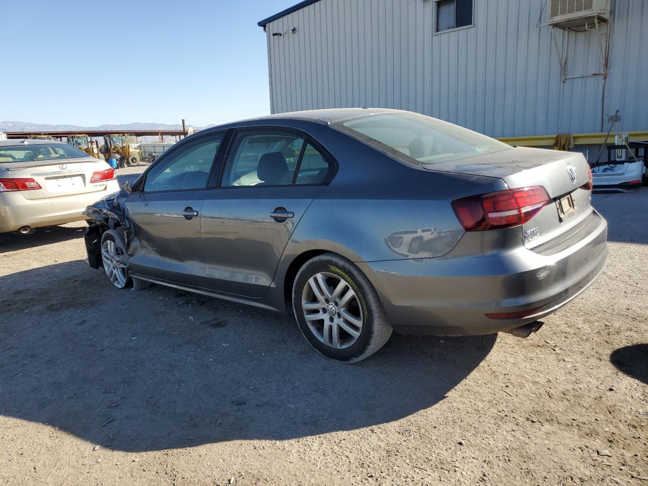 2018 Volkswagen Jetta VIN 3VW2B7AJ7JM242279 Copart auction photo, undercarriage / front end damage thumbnail 2