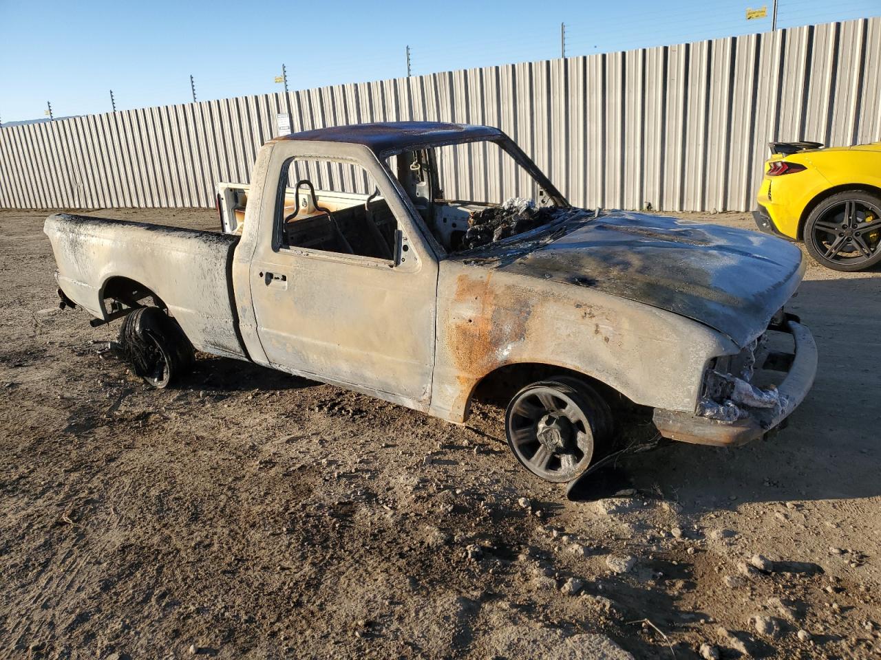 2009 Ford Ranger VIN 1FTYR10DX9PA59353 Copart auction photo, burn damage thumbnail 4