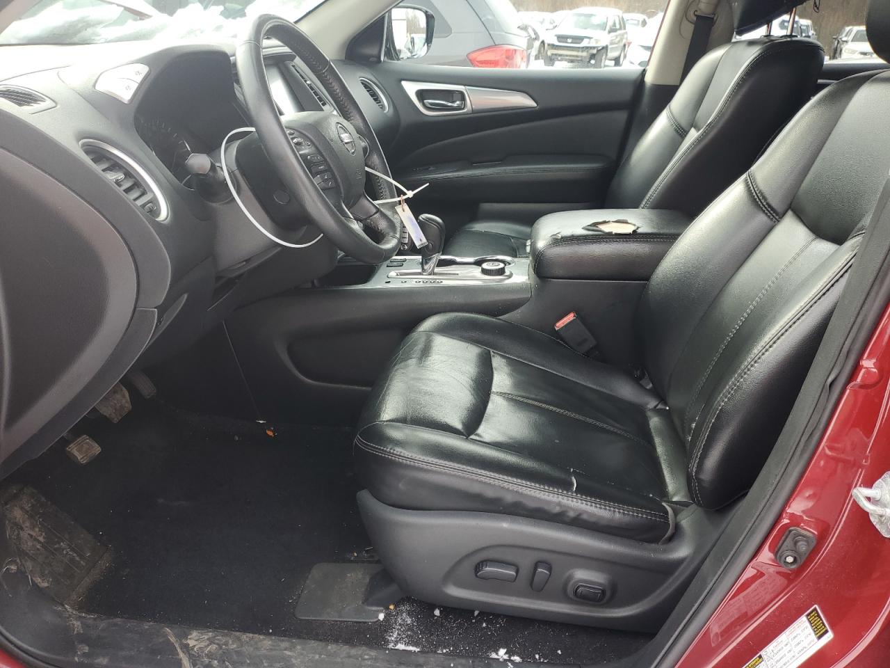 2017 Nissan Pathfinder VIN 5N1DR2MM8HC628314 Copart auction photo, side / minor dent/scratches damage thumbnail 7