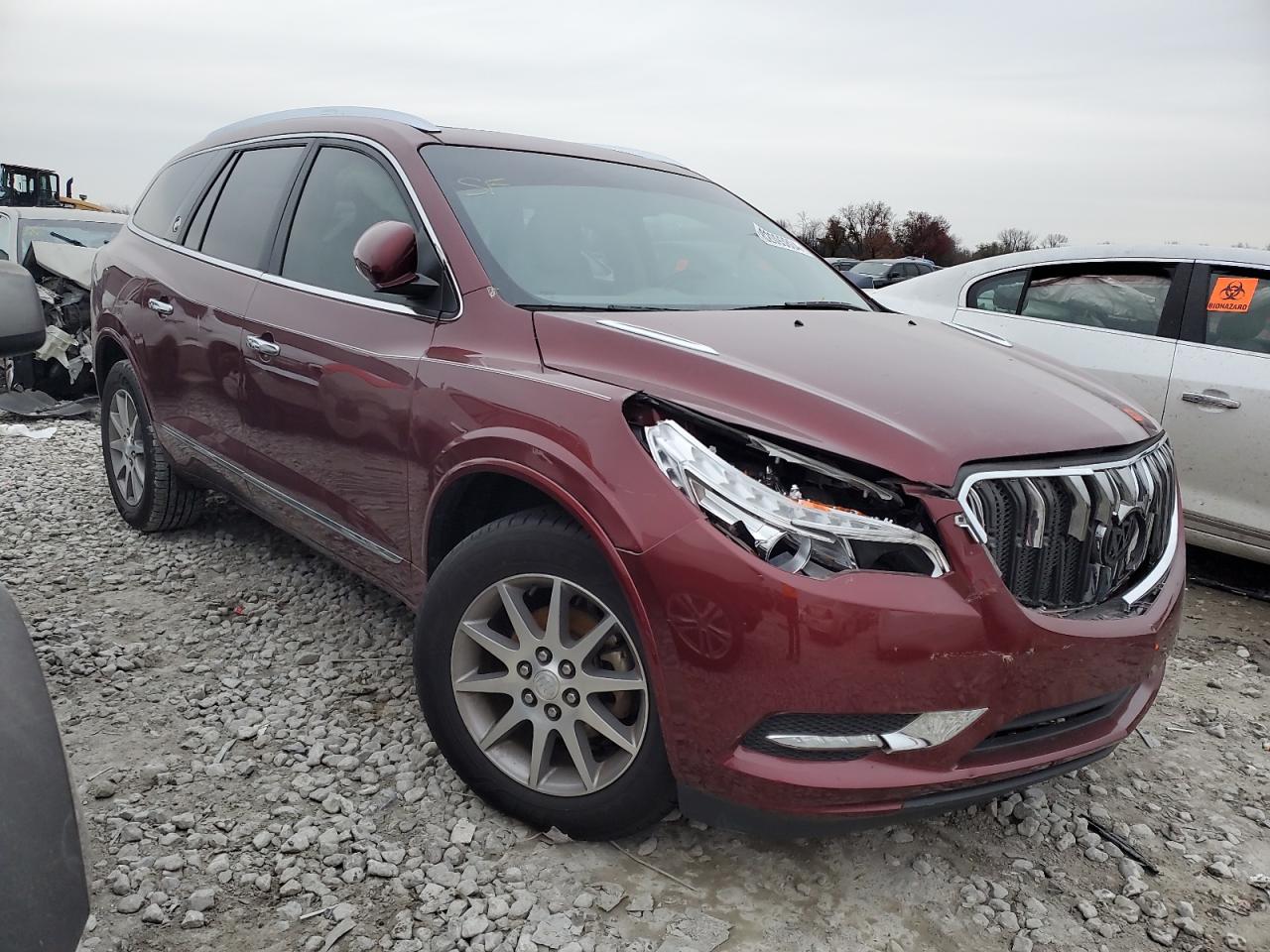 2016 Buick Enclave VIN 5GAKRBKD9GJ259540 Copart auction photo, front end damage thumbnail 4